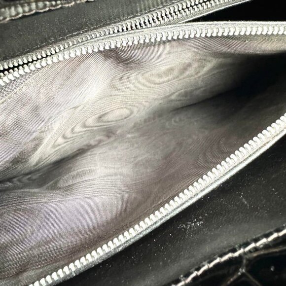 GUCCI VINTAGE CROCODILE HANDBAG - Picture 8 of 9